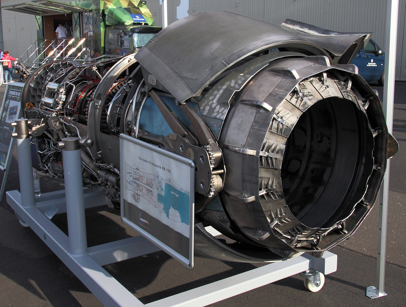 Turbo-Union RB-199 MK 103: Turbofan in 3-Wellenbauart mit Axialverdichter, regelbarem Nachbrenner und Schubumkehr