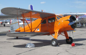 Waco YKS-6 - Doppeldecker der USA von 1936 als Ambulanzflugzeug