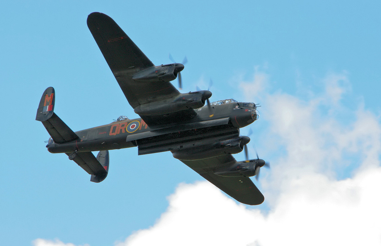 Avro Lancaster - Flugansicht