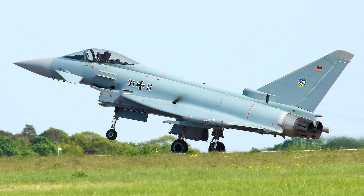 Eurofighter Landung