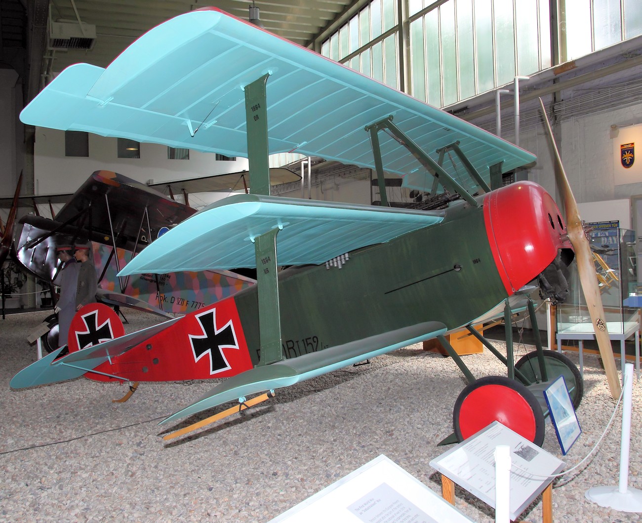 Fokker Dr I deutsches Dreidecker-Jagdflugzeug im Ersten Weltkrieg