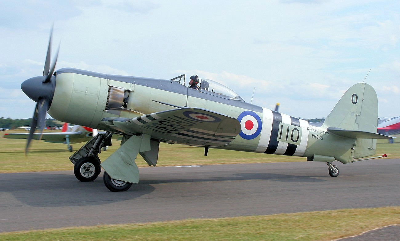 Hawker Sea Fury - Mit 740 km/h eines der schnellsten Jagdflugzeug
