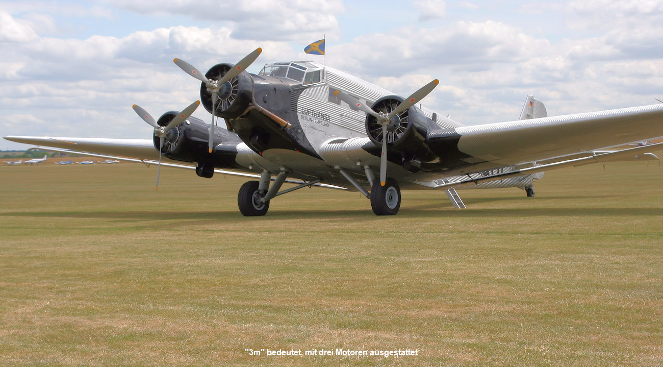 Junkers JU 52/3m - Die Ju 52 ist eines der berühmtesten Flugzeuge, die je gebaut wurden
