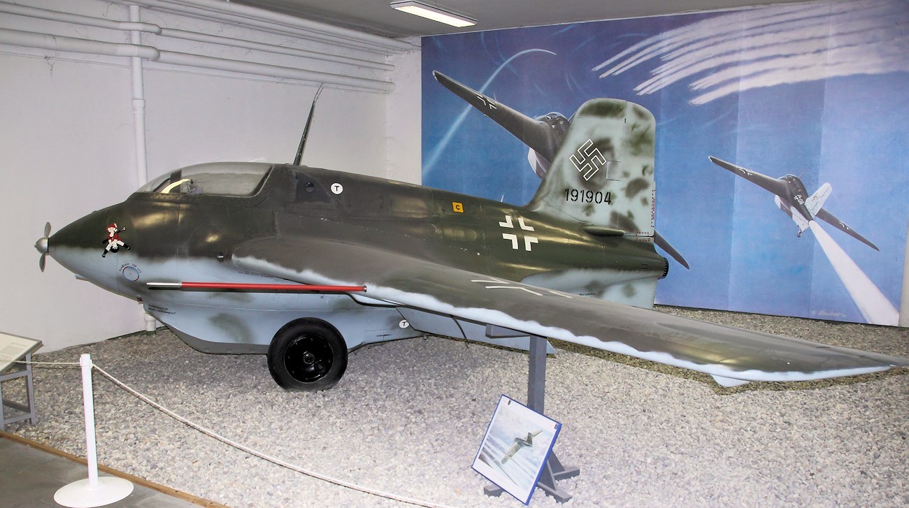 Messerschmitt Me 163 Komet - Abfangjäger mit Raketenantrieb für den Objektschutz