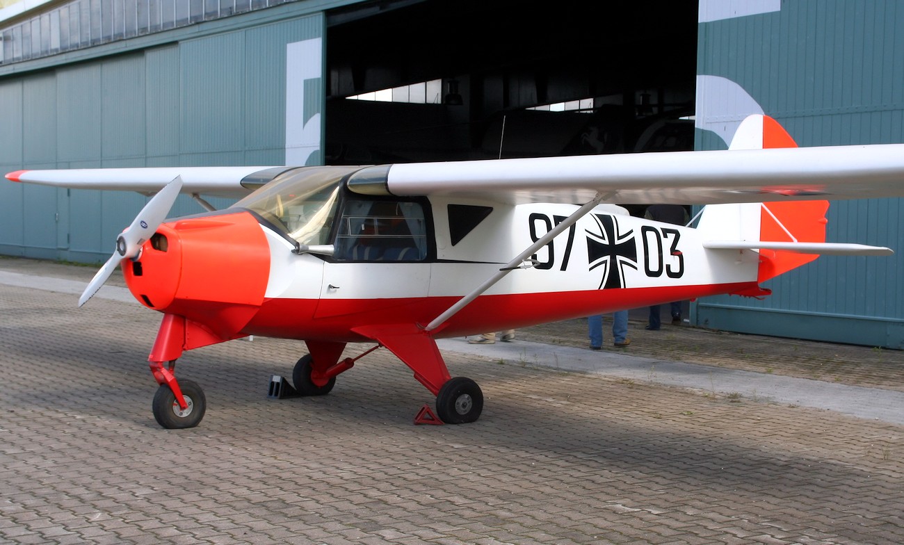 Pützer Elster - Ab 1955 wurde der Flugzeugbau nach dem 2. Weltkrieg in der BRD wieder erlaubt