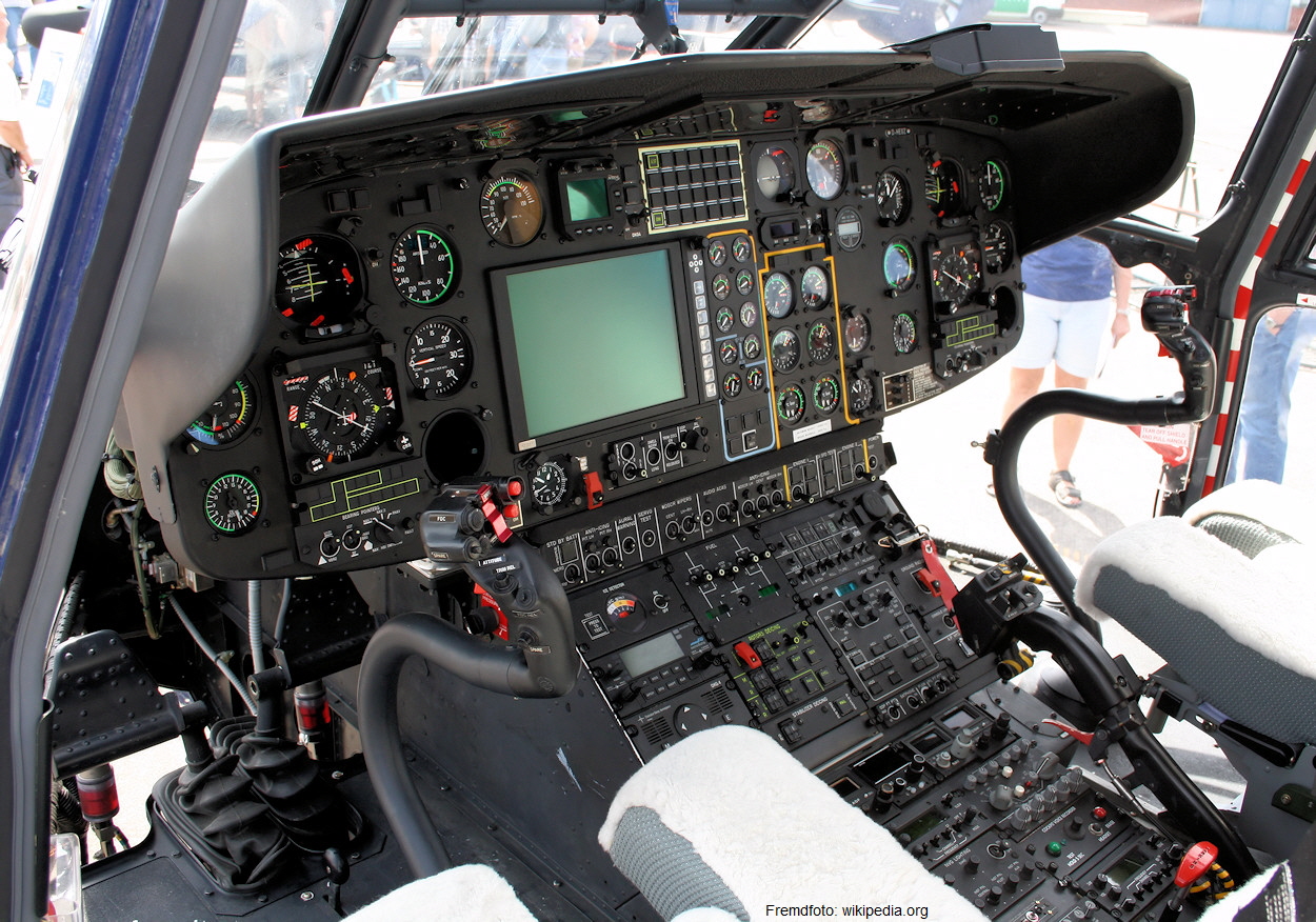 Aérospatiale AS 332 - Cockpit