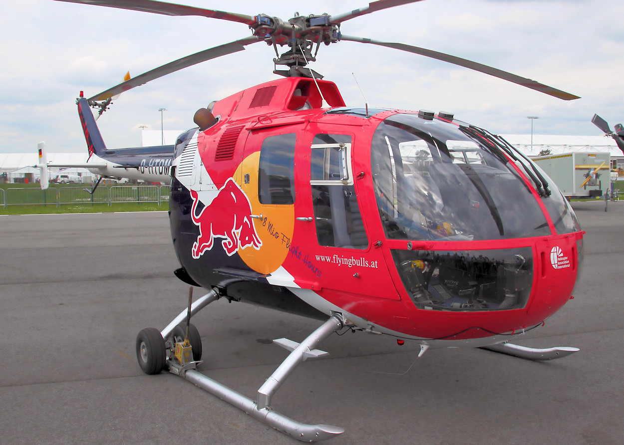 Bölkow Bo 105 - Hubschrauber der Flying Bulls