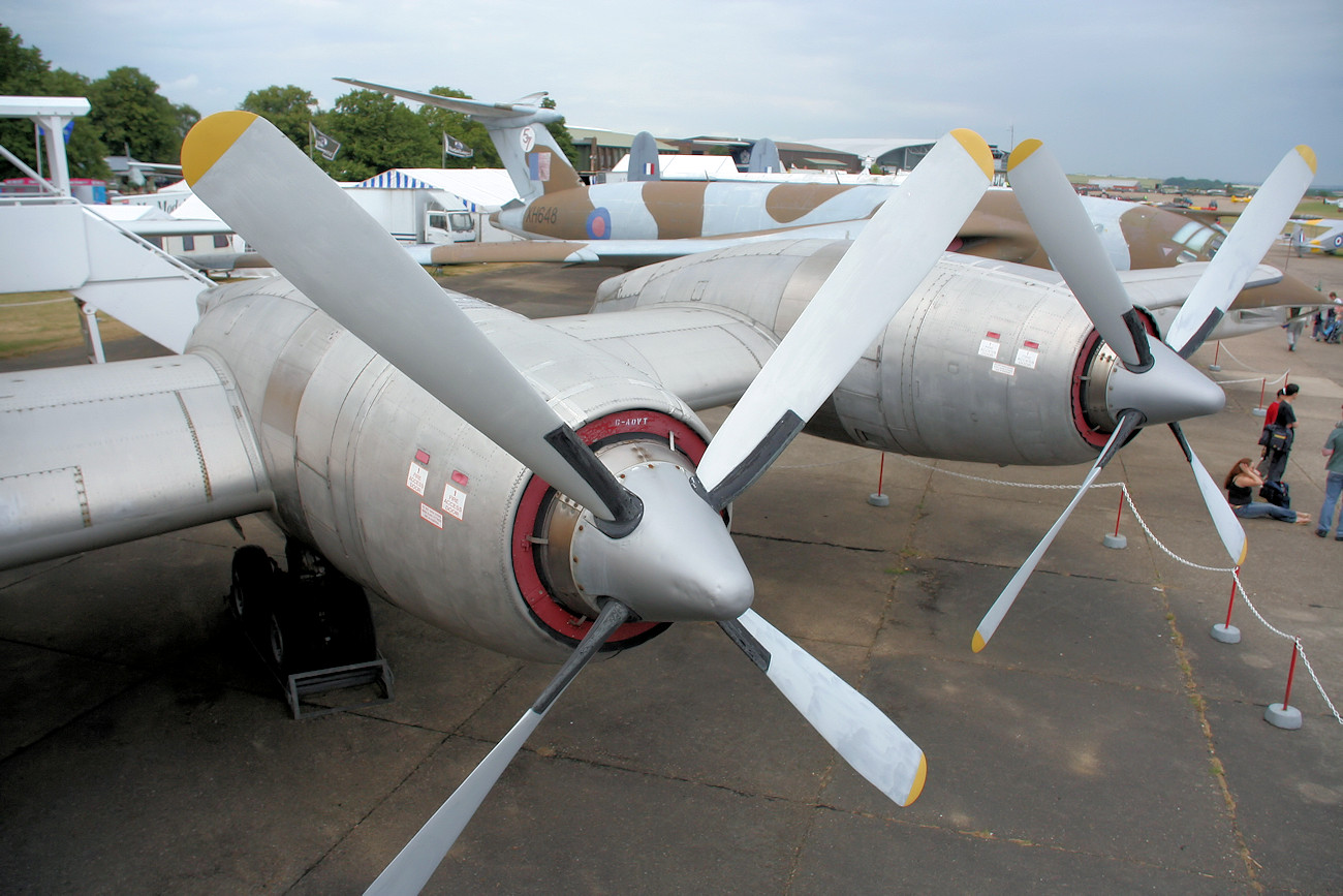 Bristol Britannia 312 - Bristol Proteus 765 Triebwerk