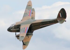 De Havilland DH.89 Dragon Rapide Flugansicht
