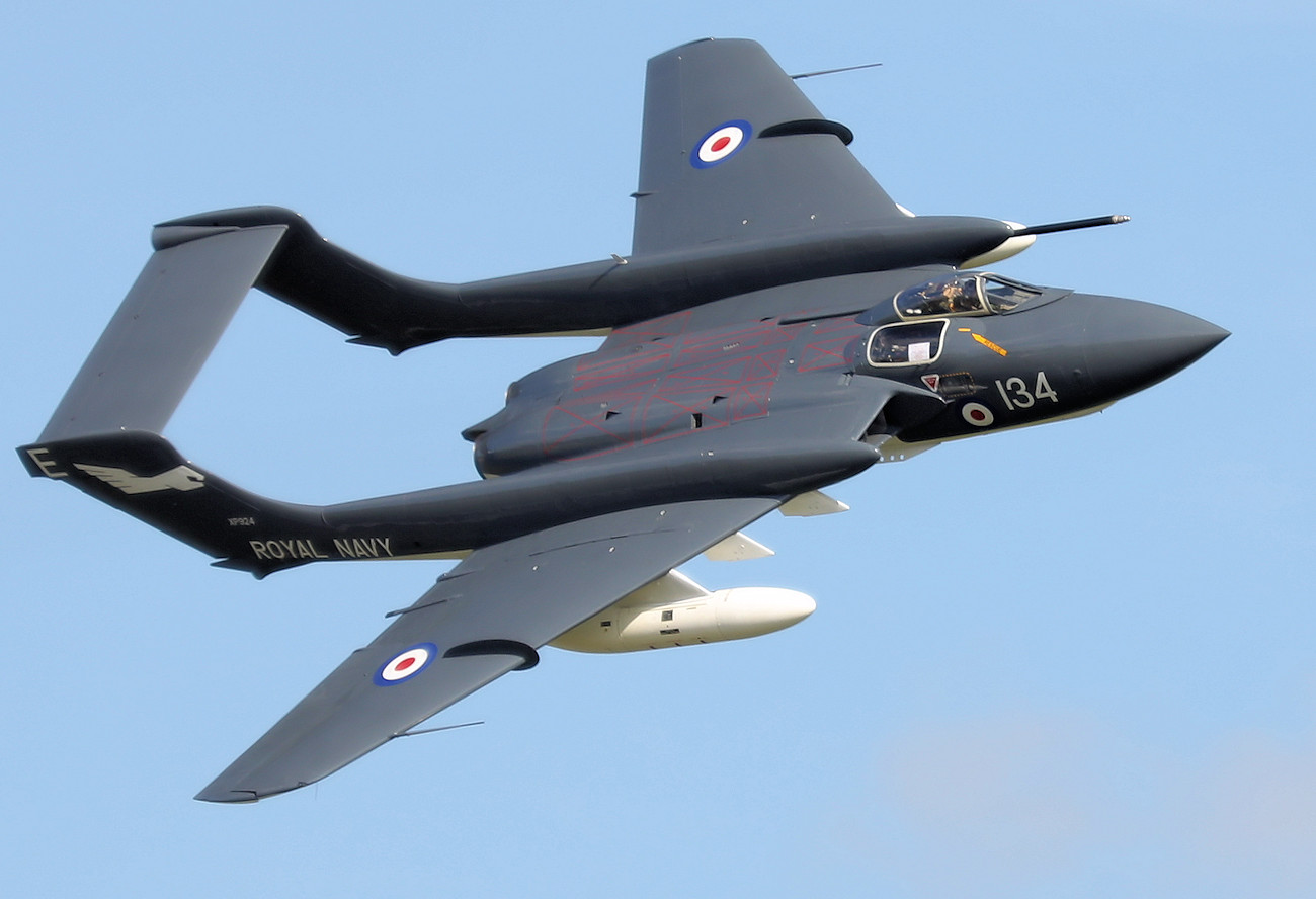 De Havilland D.H. 110 Sea Vixen - Flugansicht