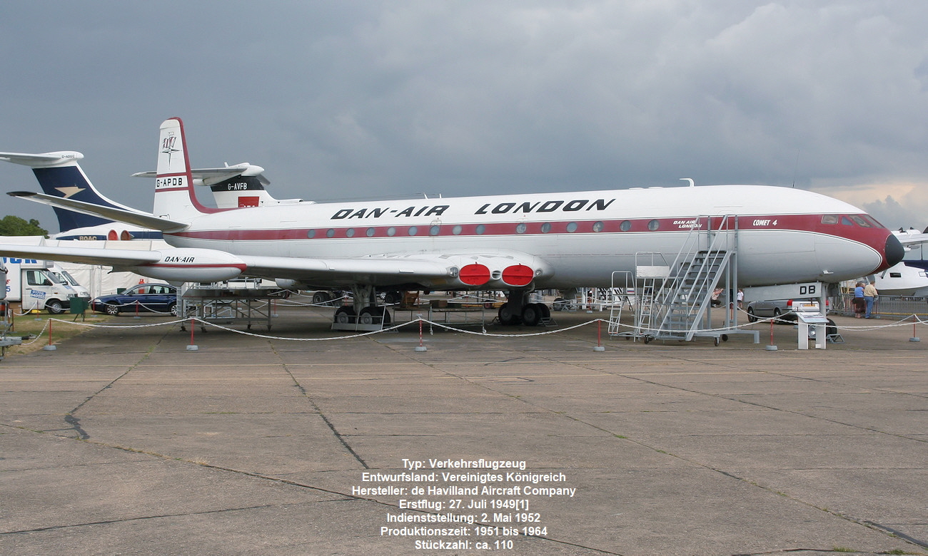 De Havilland DH 106 Comet Passagierflugzeug