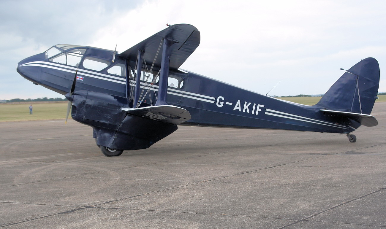 De Havilland DH.89 Dragon Rapide - Registrierung G-AKIF