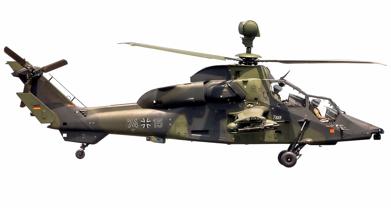 Eurocopter Tiger - Flug - Vorbeiflug