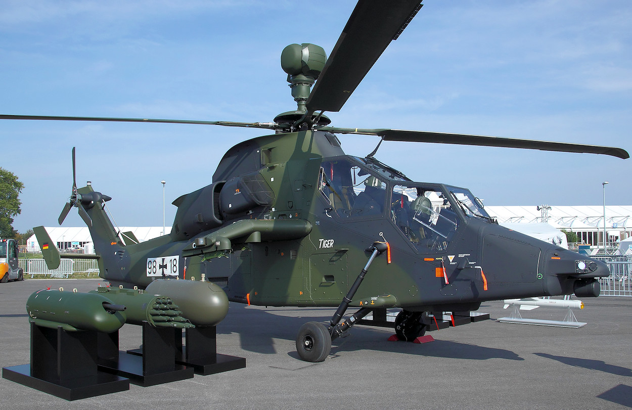 Eurocopter Tiger - Seitenansicht