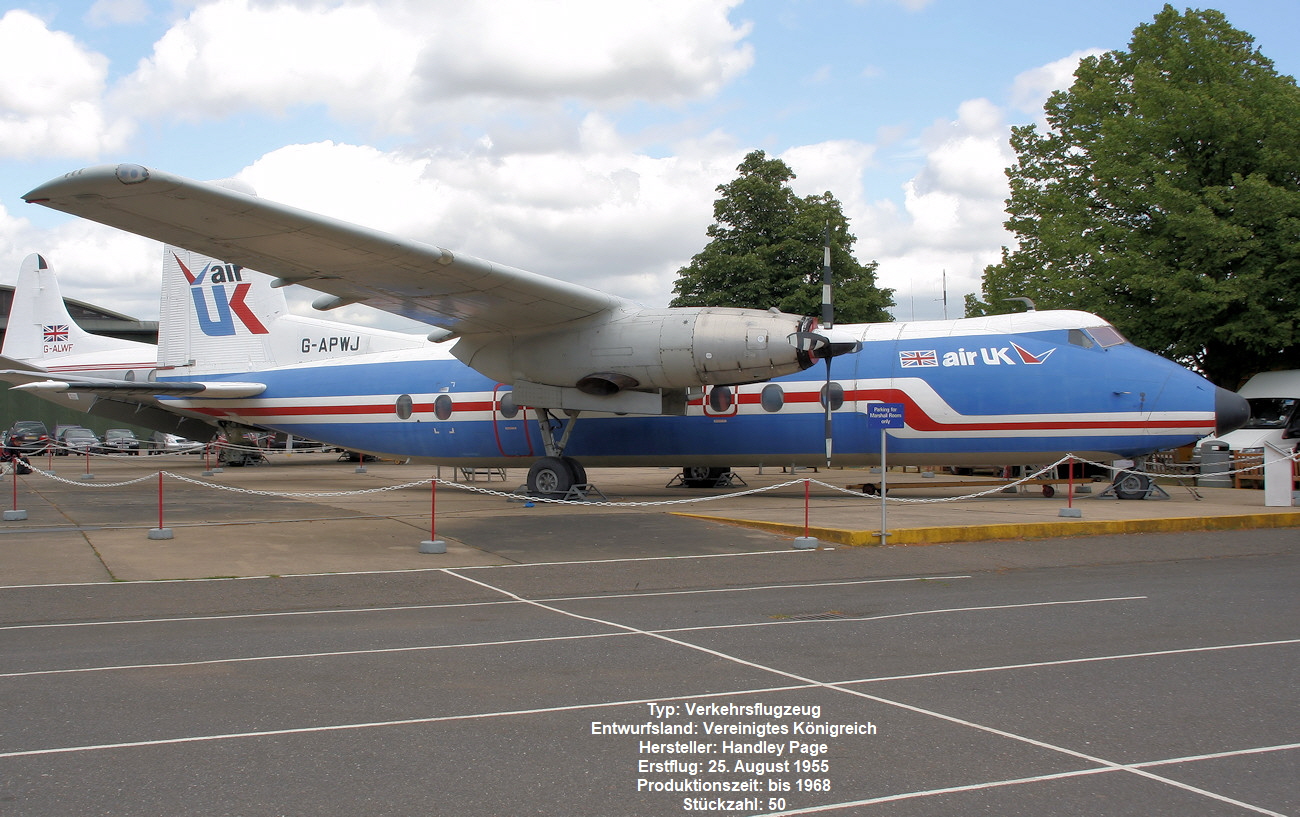 Handley Page Herald Passagierflugzeug