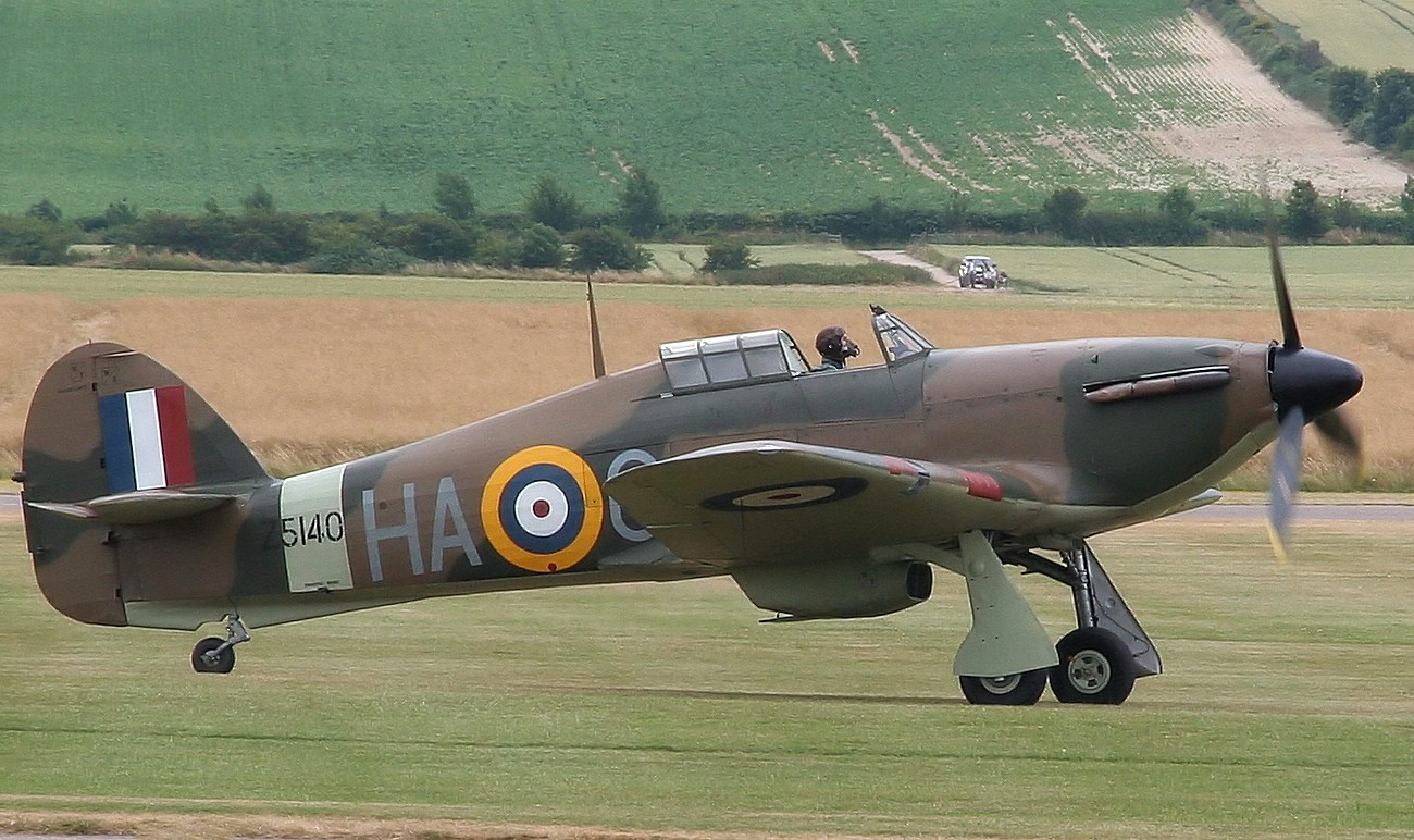 Hawker Hurricane Mk.12 A - in Kanada in Lizenz gebautes Kampfflugzeug