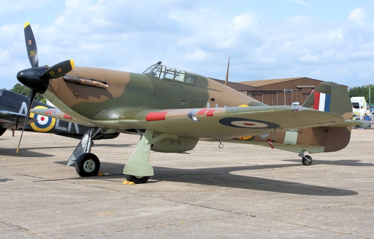 Hawker Hurricane Mk.12 A - in Kanada in Lizenz gebautes Flugzeug