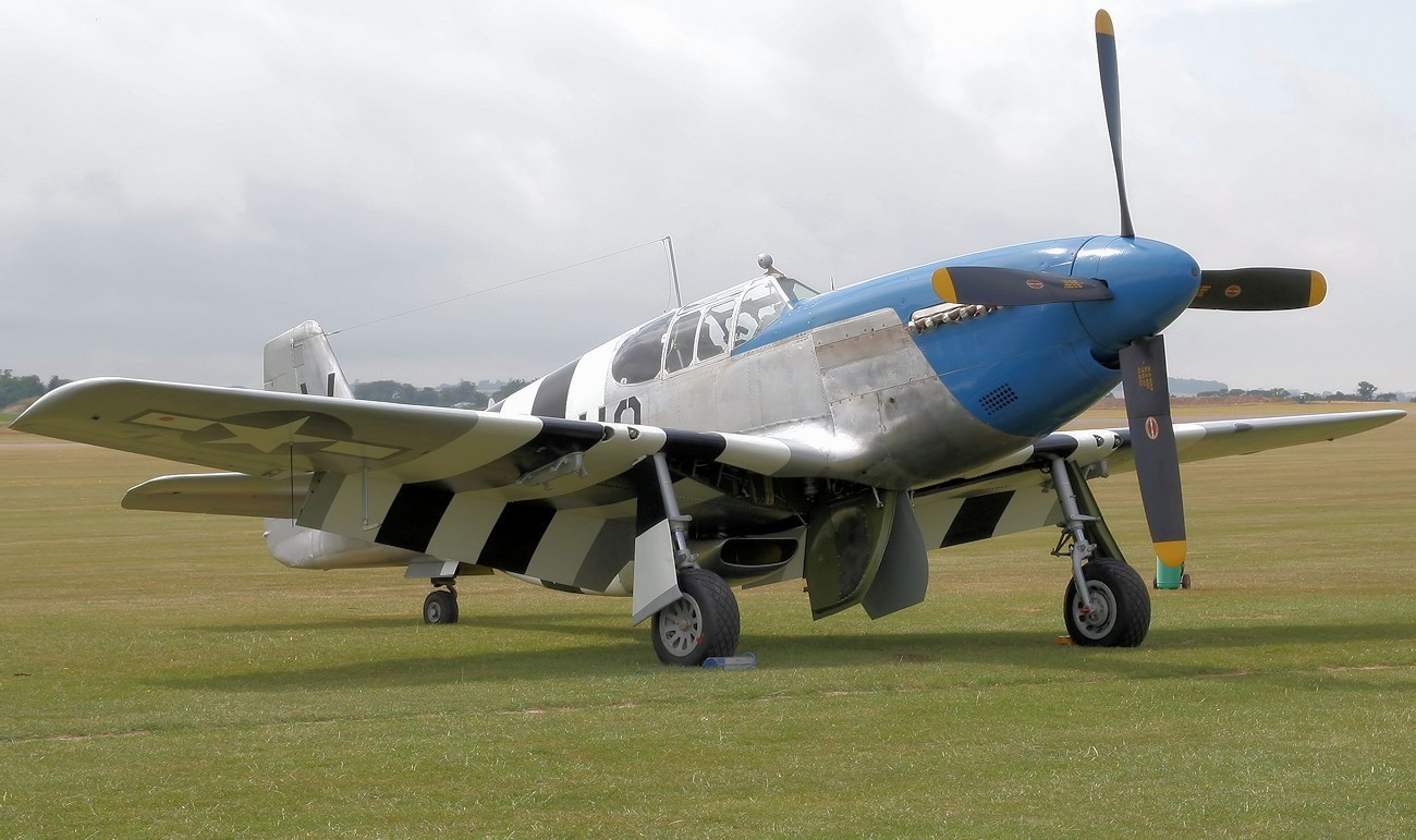 North American P-51C Mustang - Eine der ältesten P-51 Mustang mit anderer Pilotenkanzel, ohne Rundumsicht