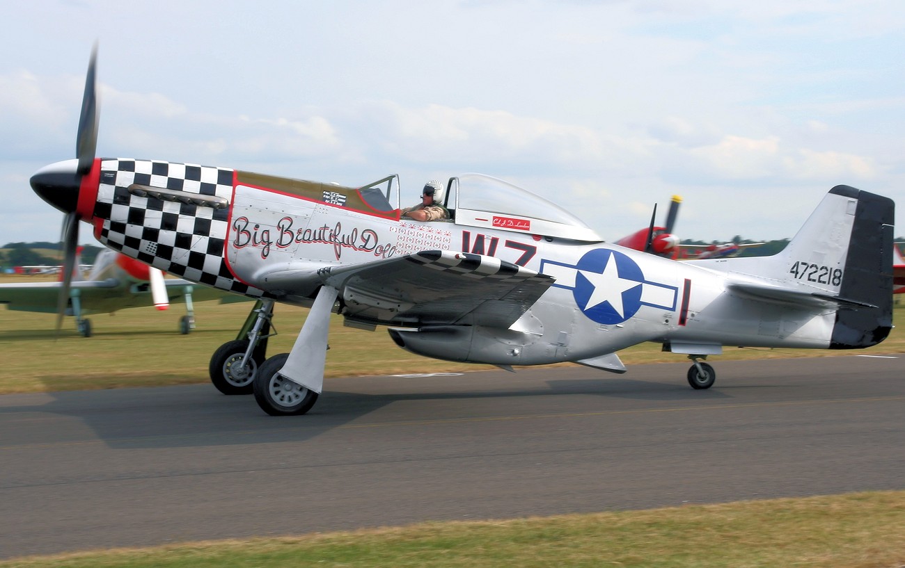 North American P-51D Mustang - Begleitjäger der alliierten Bomberverbände gegen das deutsche NS-Regime