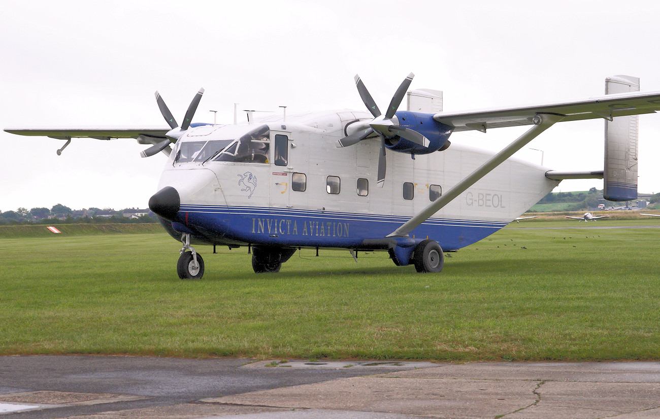 Short S.C.7 Skyvan - Passagierflugzeug mit Turbopropmotore von 1963