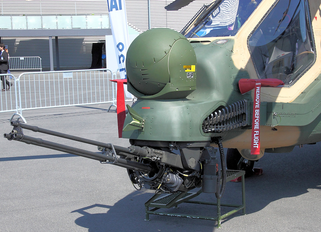 TAI T-129 Atak - Gatling Maschinengewehr