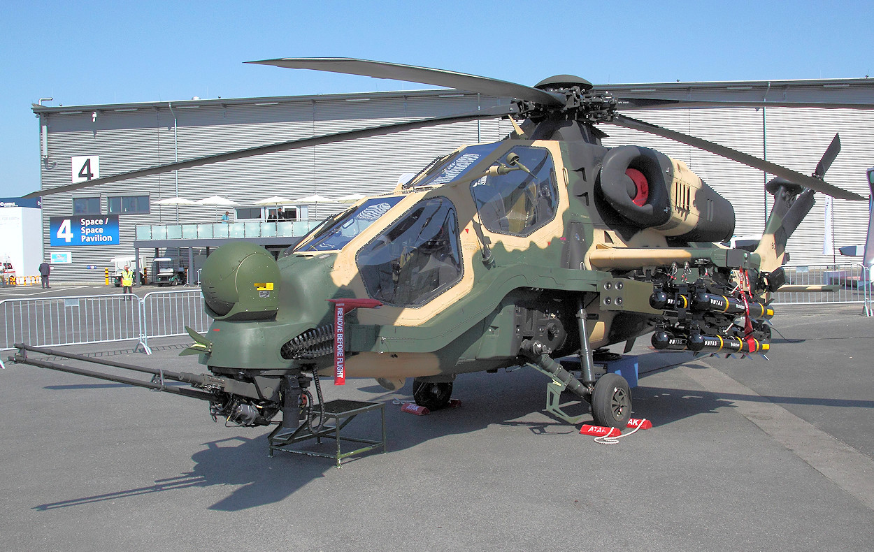 TAI T-129 Atak - allwettertauglicher Kampfhubschrauber der türkischen Streitkräfte