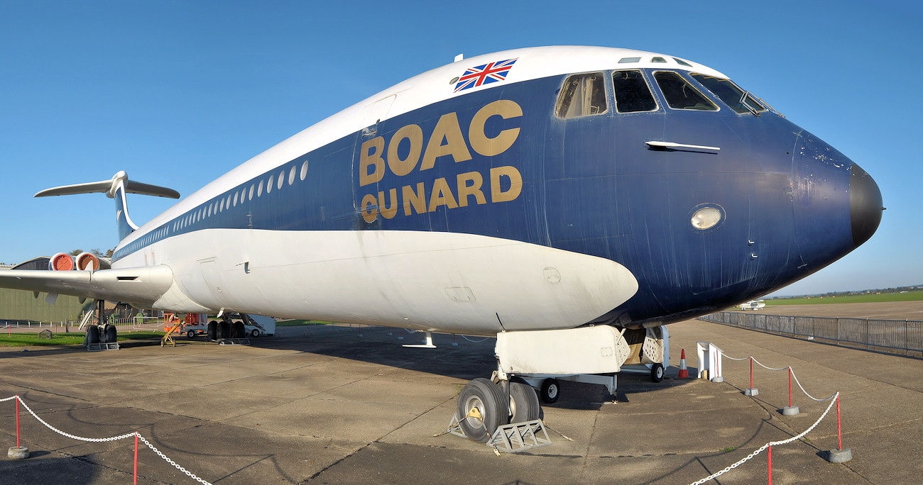 Vickers Super VC10 - eine der ersten strahlgetriebenen zivilen Langstreckenflugzeuge der Welt