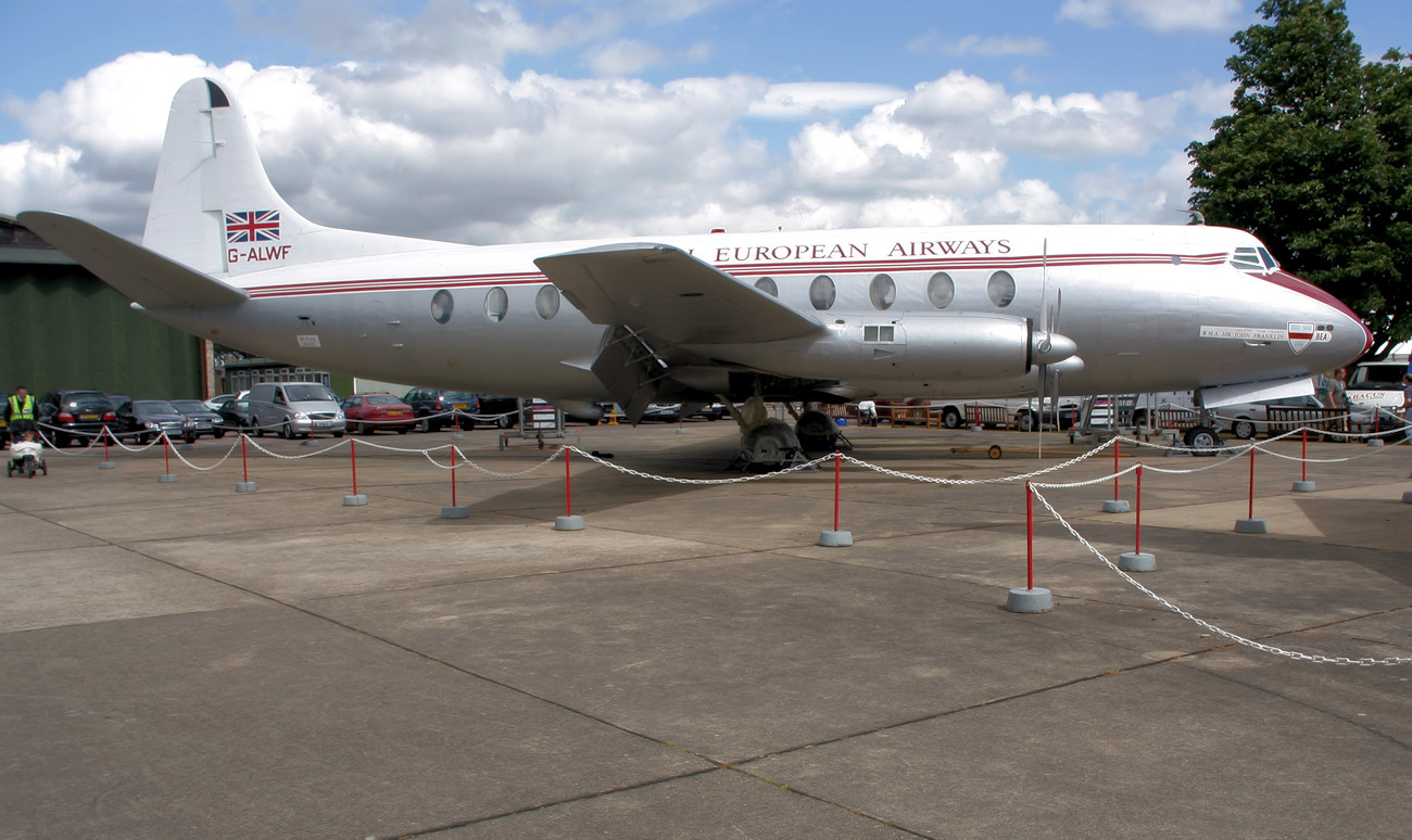 Vickers Viscount 701 - Linienflugzeug mit Turboprop-Antrieb