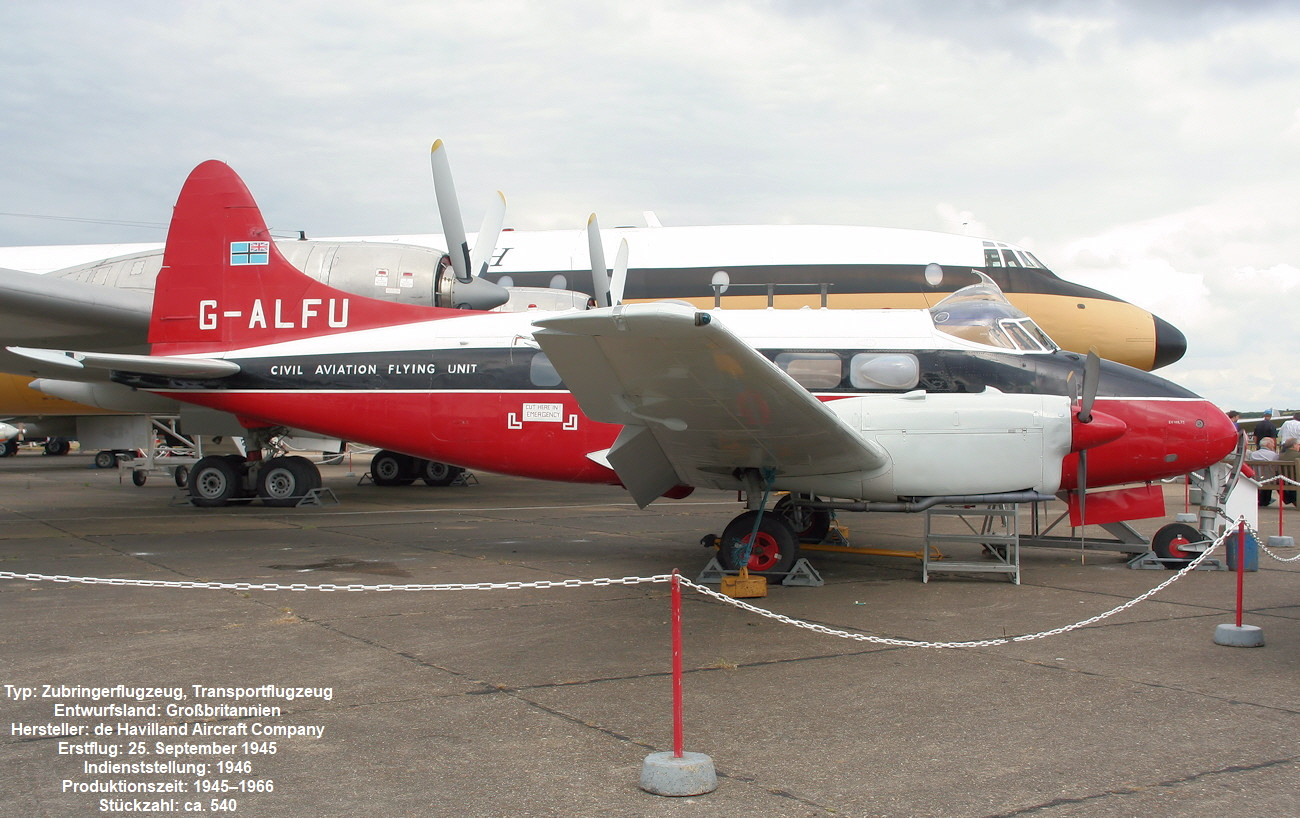 de Havilland DH.104 Dove - Passagierflugzeug