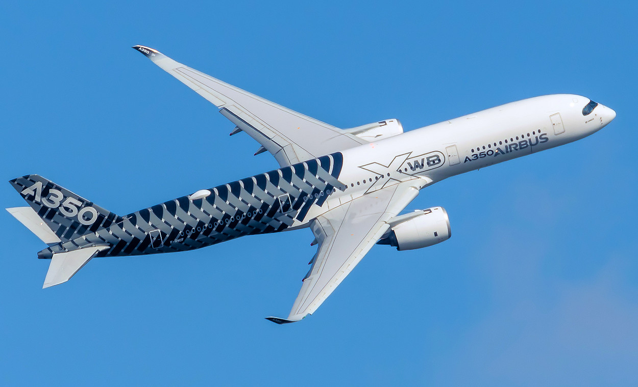 Airbus A350-900 - Flugansicht