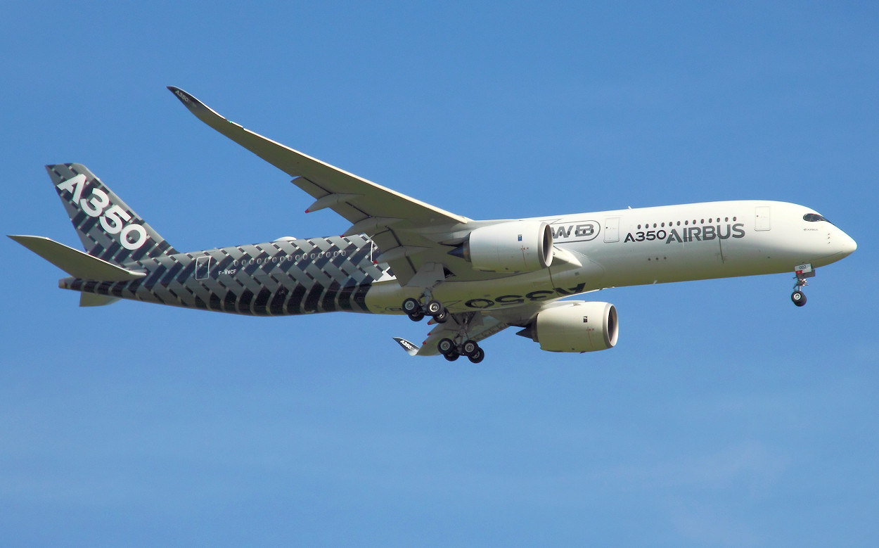 Airbus A350 - Flugansicht