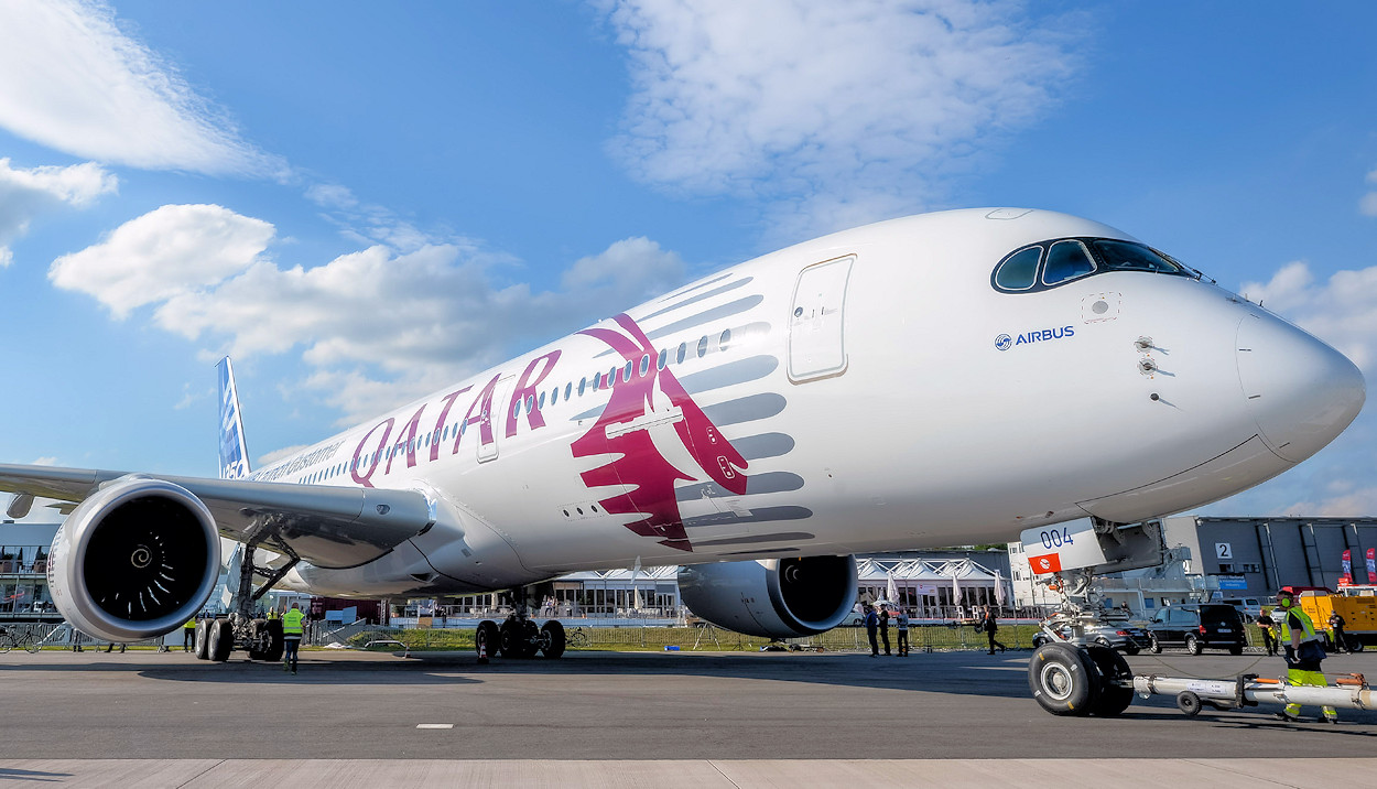 Airbus A350 - Qatar Airline - strartfertig