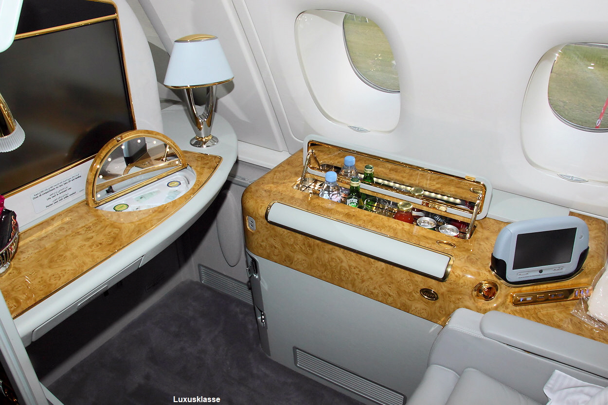 Airbus A380 - First Class-Ausstattung