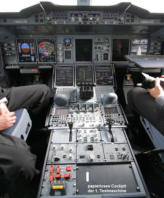 Airbus A380 Cockpit