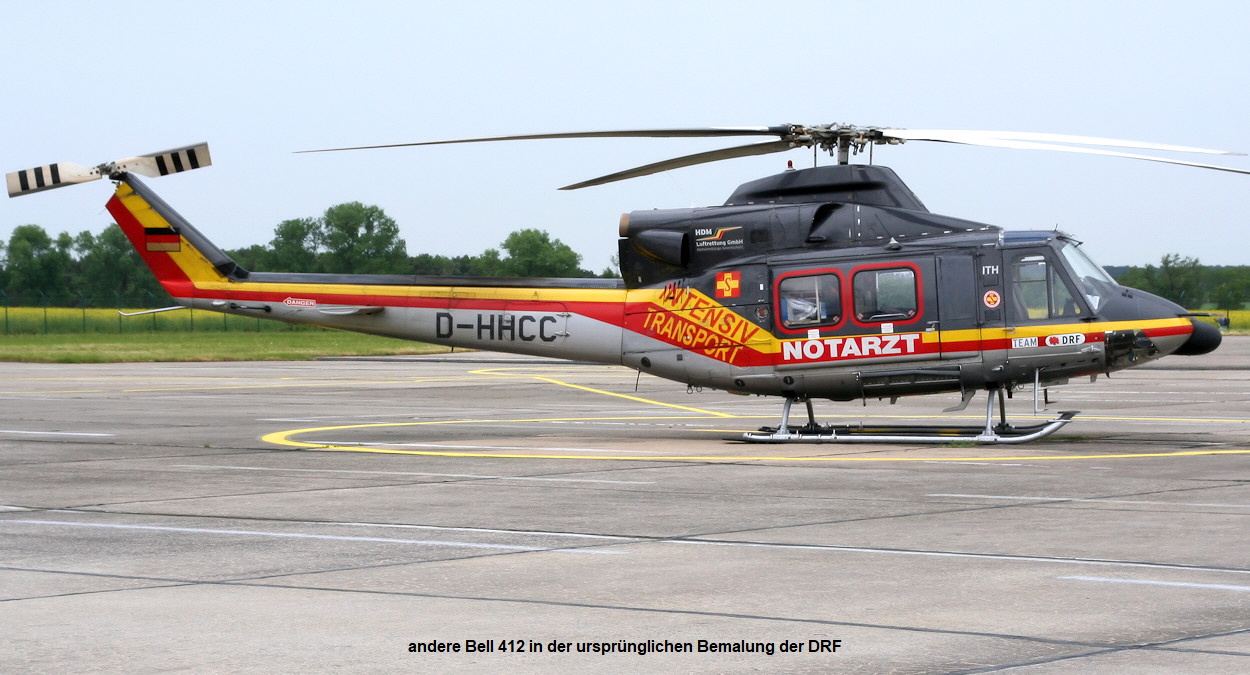 Bell 412 - Hubschrauber zur Luftrettung