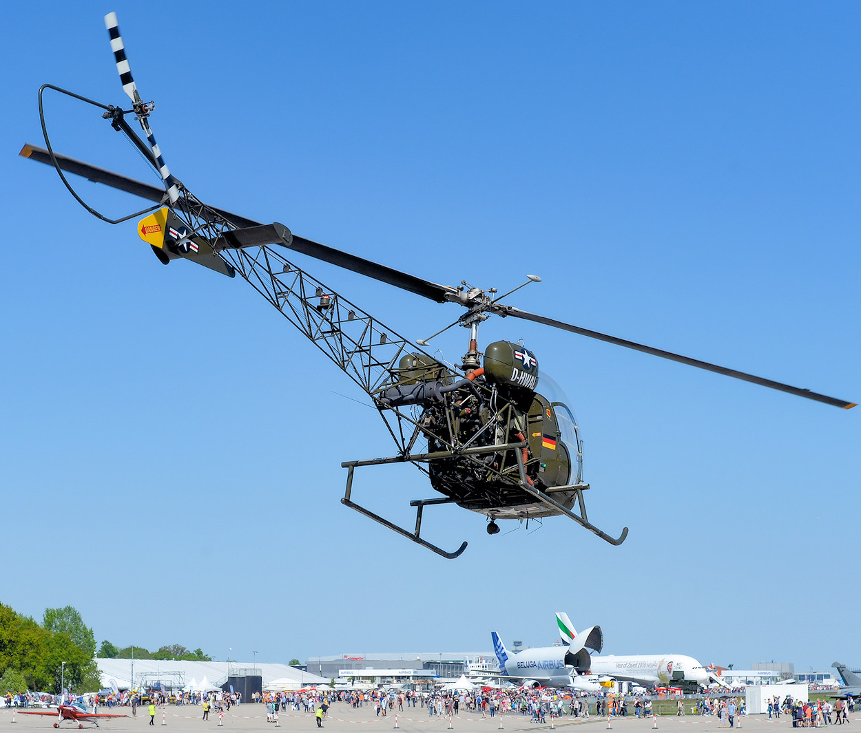 Bell 47 - Heckansicht