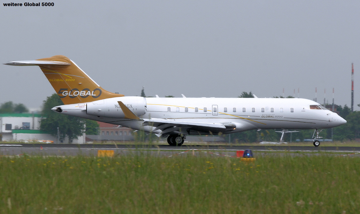 Bombardier Global 5000 - Startbahn