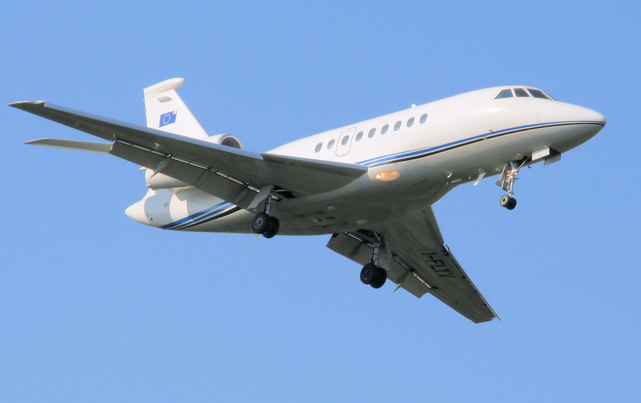 Dassault Falcon 2000 - Flug