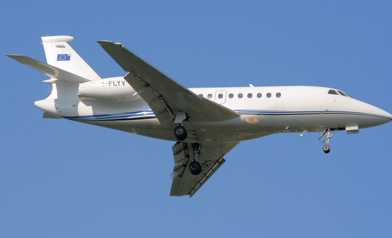 Dassault Falcon 2000 - Flugansicht