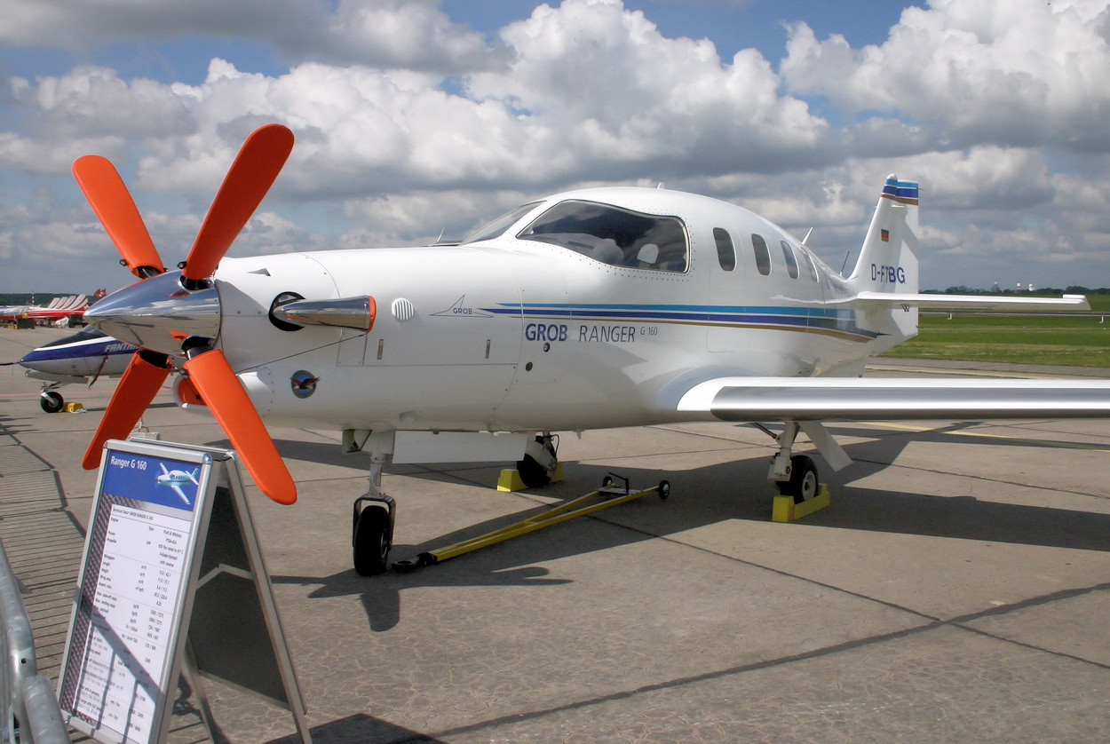 Grob G 160 Ranger - Geschäftsreiseflugzeug mit Turboprop und Carbonfaserverbundstruktur