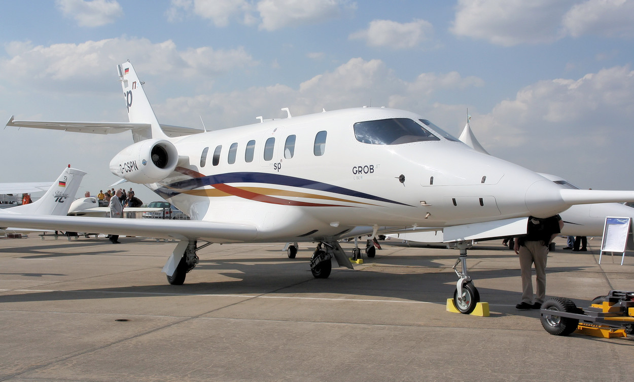 Grob G 180 SPn - Der erster aus Kohlefaser hergestellte Businessjet