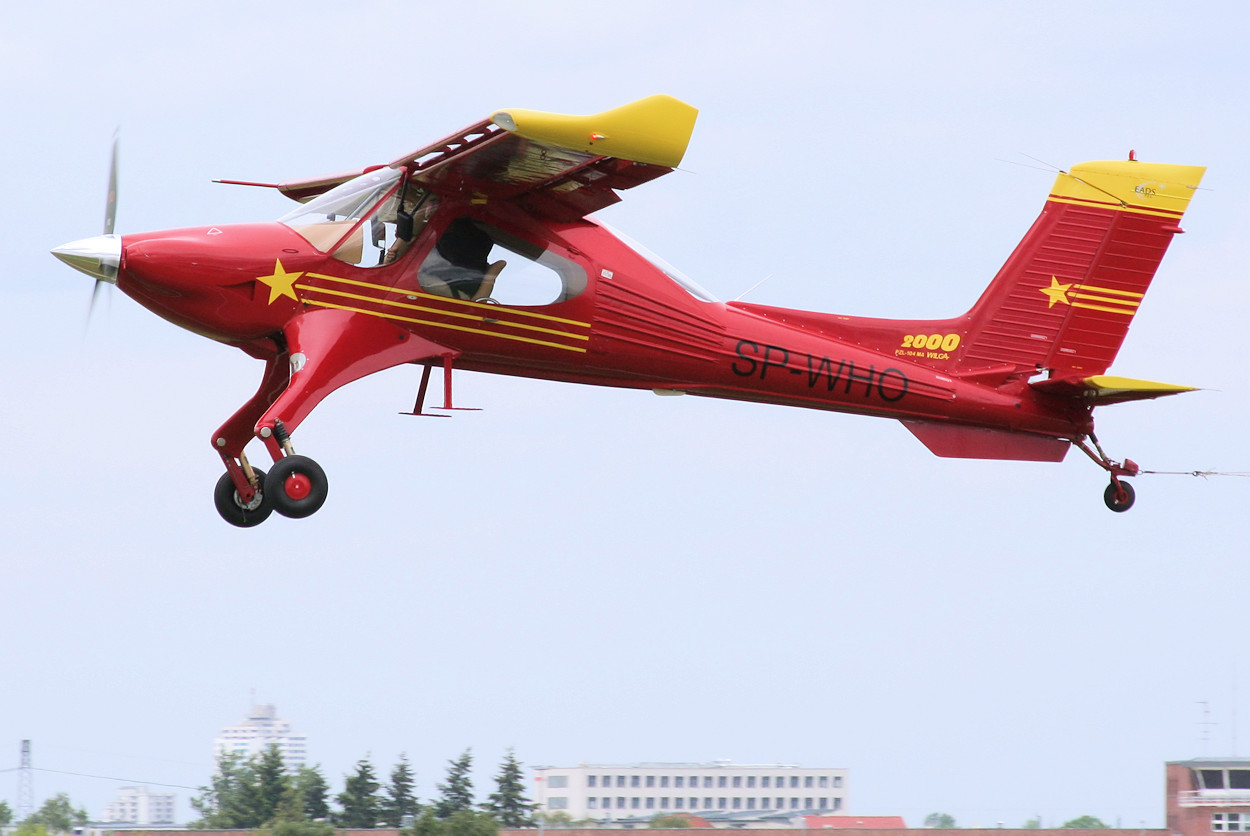 PZL 104 MA Wilga 2000 - Flugansicht