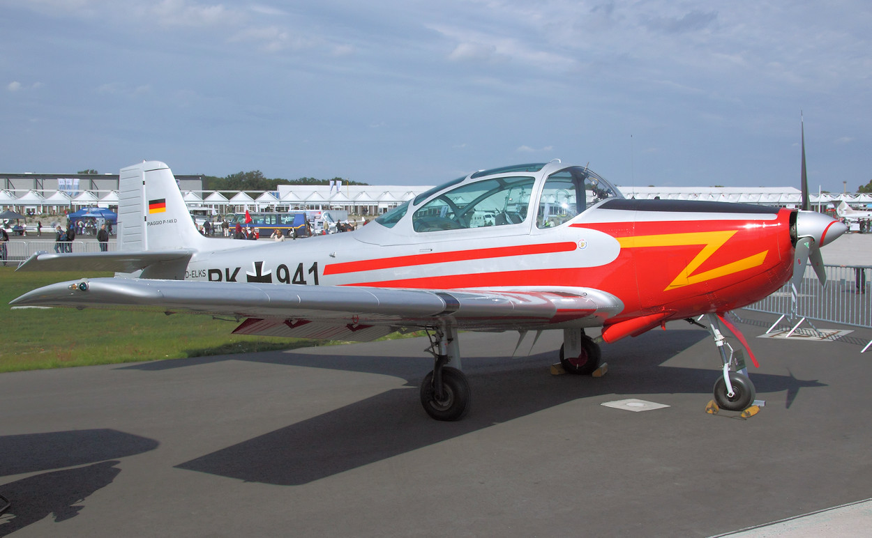 Piaggio P.149 D - gehörte zur Grundausstattung der Bundeswehr