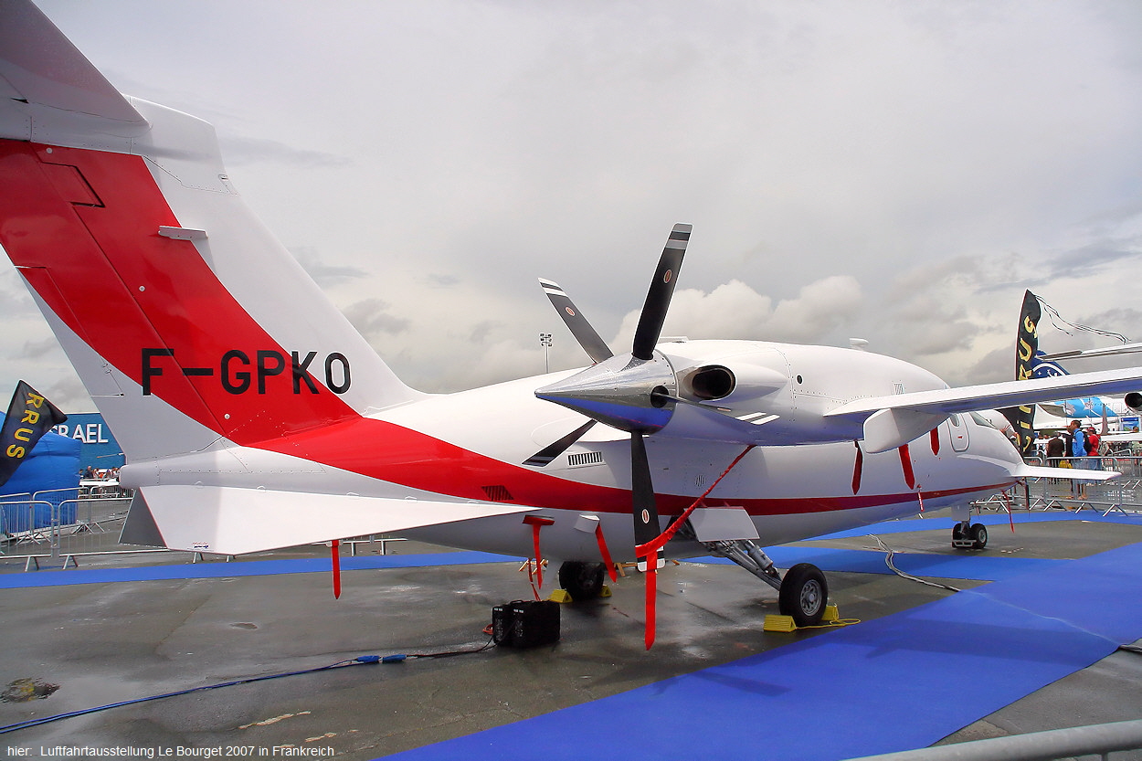 Piaggio P-180 Avanti - Schubpropeller