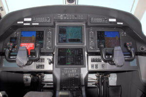 Pilatus PC-12 - Cockpitansicht