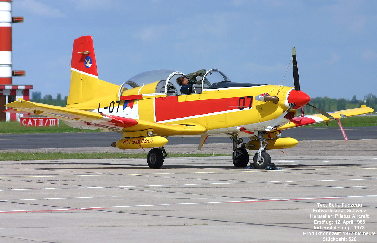 Pilatus PC-7 Turbo Trainer - Schulflugzeug für Jet-Piloten