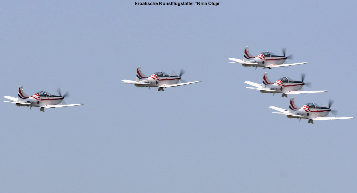 Pilatus PC-9 - Krila Oluje Kunstflugstaffel