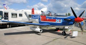 Pilatus PC-9 - Schleppflugzeug