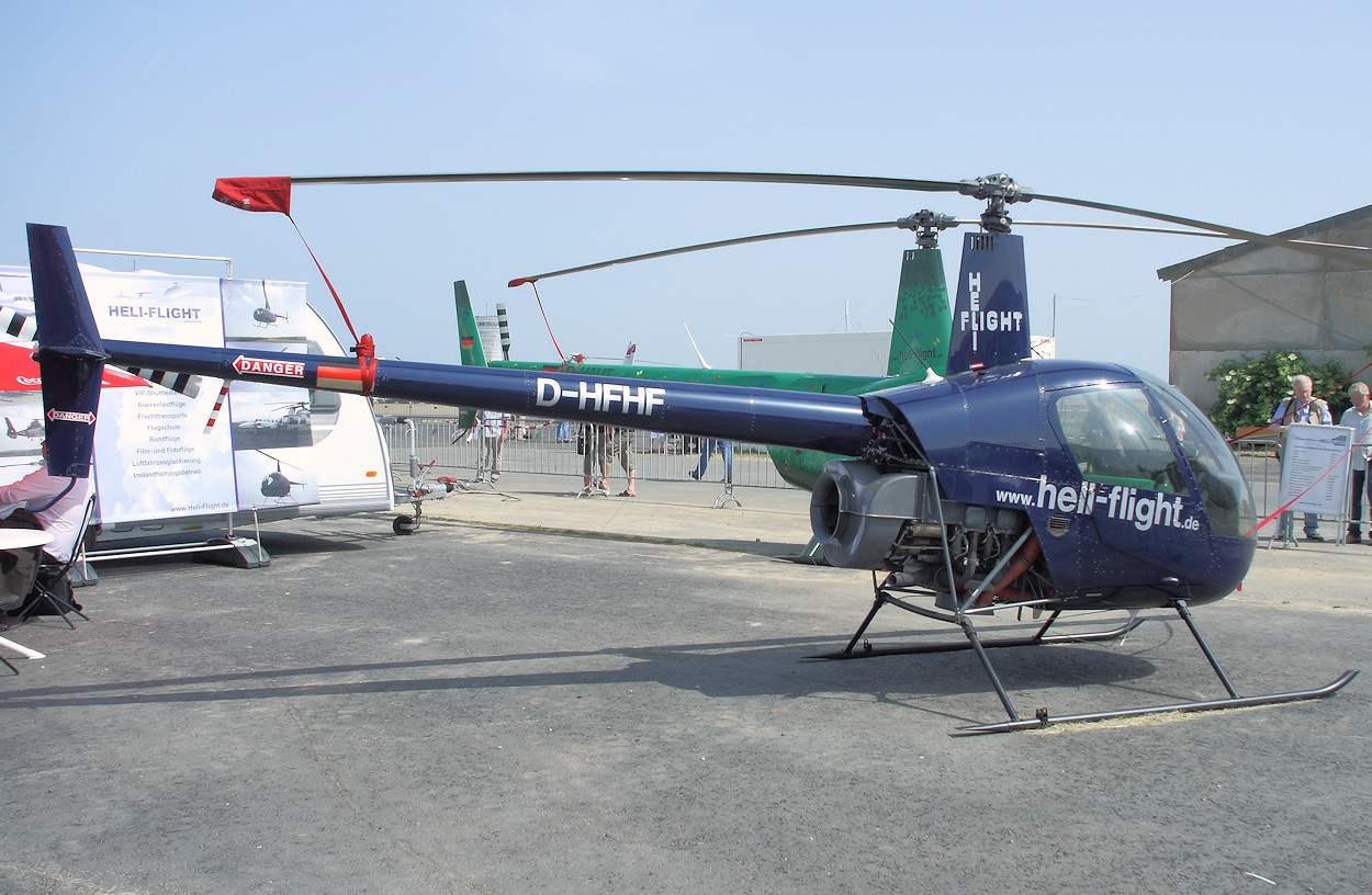 Robinson R22 Beta II - kostengünstiger Minihubschrauber mit Kolbenmotor