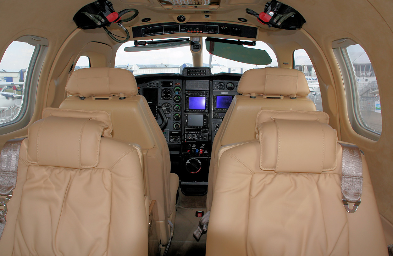 Socata TBM 850 - Passagierraum